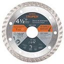 DID-245 | Disco de diamante de 4-1/2' x 2.2 mm rin turbo, Truper