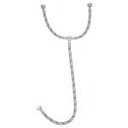 FTE-55X | Manguera 'T', acero inox, 55 cm, para lavabo, Foset
