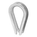 GC-3/16 | Bolsa con 10 guardacabos para cable de acero de 3/16', Fiero