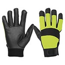 GU-645 | Guantes mecánico, alta visibilidad, palma poliuretano, verde