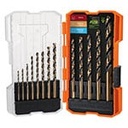 JBAV-13 | Juego de 13 brocas HSS para metal en estuche, Truper Expert
