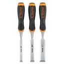 JFT-3 | Juego de 3 formones mango Comfort Grip, Truper