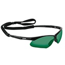 LESP-S5 | Lentes seguridad verde antiempaño c/cordón ajustable, Sport