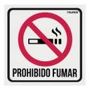 LIN-02 | Letrero de señalización 'NO FUMAR', 19 x 19 cm, Truper
