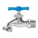 LLJ-130C | Llave para manguera, de latón cromado, 130 g, 1/2', Foset