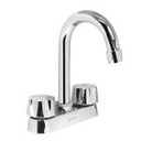 M-060 | Mezcladora 4' para lavabo, cuello bar, cartucho cerámico