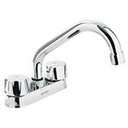 M-070 | Mezcladora 4' para lavabo, tubular, cartucho cerámico