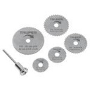 MOTO-5D | Juego de 5 mini discos sierras para mototool, Truper