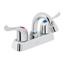 MP-050P | Mezcladora plástica 4' cuello curvo para lavabo, palanca