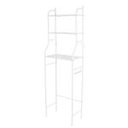 OWC-3 | Mueble organizador blanco para baño con 3 repisas, Foset