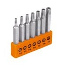 P7-20TS | Juego de 7 puntas torx combinadas c/seguro largo 2', Expert