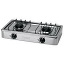 PAGA-2X | Parrilla de gas de sobreponer 2 quemadores, inox, Foset