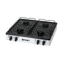 PAGA-4B | Parrilla de gas de sobreponer 4 quemadores, blanca, Foset