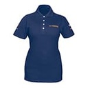 POL-AD-M | Playera polo azul, para dama, talla M, Truper