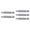 PUDE-2201 | Estuche con 5 puntas pozidriv PZ1 largo 2', Truper Expert