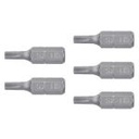PUDE-6115 | Estuche con 5 puntas torx T15 con seguro largo 1', Expert