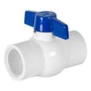 PVC-ES-1-1/2R | Válvula esfera de PVC 1-1/2' roscable, Foset