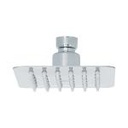R-413S | Regadera cuadrada 4', acero inox, sin brazo, cromo, Túbig