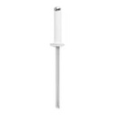 R-45BB | Bolsa c/50 remaches 1/8'x5/16' blancos de aluminio, ala 1/4'