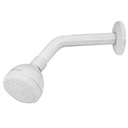 R-500 | Regadera plástica redonda 2-1/2' blanca, Foset Basic