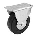 RO-116 | Rodaja hule 6', placa fija con balero, carga 150 kg, Fiero