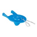 SA-010 | Sapo de 3' de PVC para WC, azul con cadena plástica, Foset