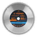 ST-1280E | Disco sierra 12' para madera, 80 dientes centro 1', Truper