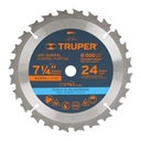 ST-724 | Disco sierra 7- 1/4' para madera, 24 dientes centro 5/8'