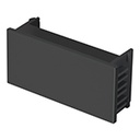 TA-EN | Tapón ciego, 1 módulo, línea Española, color negro, Volteck