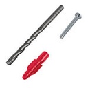 TQ-1/4J | Kit de 20 taquetes 1/4' con pijas #8 y 1 broca 1/4', Fiero