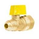 VG-554 | Válvula de control de latón para gas, 3/8' x 1/2', Foset