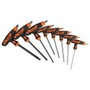 ALL-8TPX | Juego 8 llaves allen std extralargas mango T, punta de bola