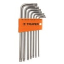 TORX-7L | Juego de 7 llaves torx largas con organizador, Truper