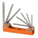 TORX-8 | Juego de 8 llaves torx tipo navaja, cuerpo de lámina, Truper