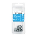 PILA-10X1A | Blíster con 10 pijas para lámina, #10 x 1', Fiero