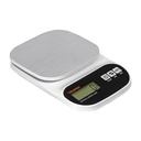 BASE-5EA | Báscula digital para cocina, plato de acero inox,5kg, Truper