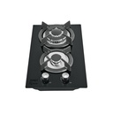 PAE-302GV | Parrilla gas empotrable 30cm, 2 quem, vidrio negro, Riviera
