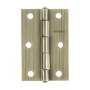 BR-302 | Bisagra rectangular 3' latón antiguo, Hermex