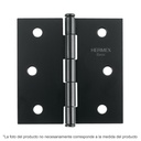 BC-256PP | Bisagra cuadrada 2-1/2', negro mate, cabeza plana, Basic