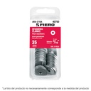ARA-1/2A | Blíster con 6 arandelas planas de 1/2', Fiero