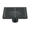 RS-702M | Resumidero cuadrado 6'x 6', acero inoxidable, negro, Aqua