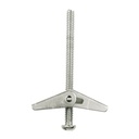 SMA-1/4G | Caja con 100 sujetadores tipo mariposa de 1/4' x 3', Fiero