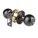 BALT-NE-RPB | Cerradura esfera tubular, recámara, negro, blíster, Basic