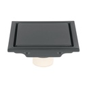 RS-703M | Resumidero reversible 4', anti olores, acero inox, negro, Aq