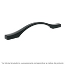 JAL-1561 | Jaladera de 96mm estilo 'Segovia' acabado negro