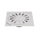 RS-607 | Resumidero cuadrado 6'x 6', acero inoxidable, gota, Aqua