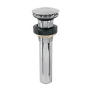 CE-226S | Contra p/lavabo, 1-1/4', sin rebosadero, hongo, latón, cromo
