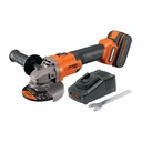 ESMI-20A | Esmeriladora angular inal. 4-1/2' 20V, 1 bat. 4Ah,1 carg,PRO
