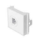TE15-TB | Toma de teléfono de 1.5 módulos, línea Toledo, Basic